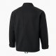 Men's Black Vintage Cotton Regular Fit Button Front Shell Jacket