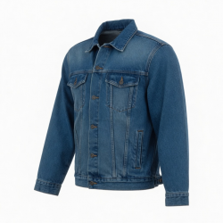 Men's Blue Vintage Classic Cotton Outdoor Denim Jacket