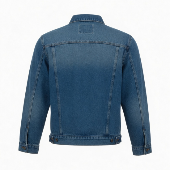 Men's Blue Vintage Classic Cotton Outdoor Denim Jacket