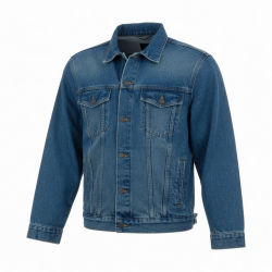 Men's Blue Vintage Classic Cotton Outdoor Denim Jacket