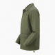 Men's Green Vintage Casual Cotton Performance Button Front Shell Jacket