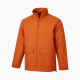 Men's Orange Polyester Regular Fit Shell Jacket