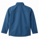 Men's Blue Vintage Casual Polyester Performance Zip Front Softshell Jacket