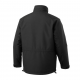 Men's Black Water Resistant Vintage Polyester Travel Shell Jacket