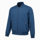 Men's Blue Lightweight Polyester Outdoor Hiking Zip Front Bomber Jacket