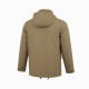 Men's Khaki Polyester Regular Fit Shell Jacket