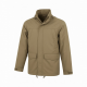 Men's Khaki Polyester Regular Fit Shell Jacket