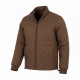 Men's Brown Quilted Lightweight Polyester Travel Vintage Puffer Jacket