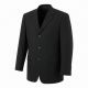 Men's Black Striped Vintage Wool Classic Formal Button Front Jacket