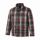 Men's Multicolour Insulated Checked Cotton Regular Fit Shell Jacket