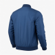 Men's Blue Lightweight Casual Polyester Regular Fit Bomber Jacket