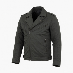 Men's Vintage Polyester Outdoor Winter Biker Jacket