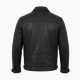 Men's Black Vintage Casual Leather Regular Fit Shell Jacket