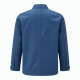 Men's Blue Cotton Regular Fit Button Front Shell Jacket