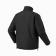 Men's Black Polyester Shell Jacket