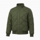 Men's Green Quilted Insulated Cotton Vintage Classic Puffer Jacket