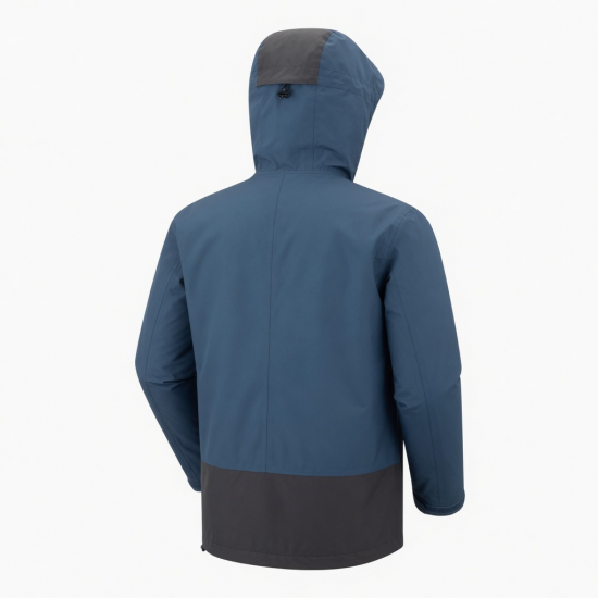 Men's Hooded Waterproof Hiking Regular Fit Shell Jacket