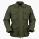 Men's Green Vintage Wool Cargo Regular Fit Military Jacket