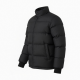 Men's Black Quilted Regular Fit Puffer Jacket