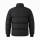 Men's Black Quilted Regular Fit Puffer Jacket