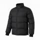 Men's Black Quilted Regular Fit Puffer Jacket