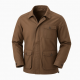 Men's Brown Casual Cotton Regular Fit Shell Jacket