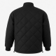 Men's Black Quilted Vintage Wool Outdoor Performance Shell Jacket