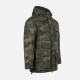 Men's Camo Camping Regular Fit Parka Jacket