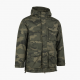 Men's Camo Camping Regular Fit Parka Jacket