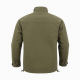 Men's Khaki Water Resistant Vintage Cotton Regular Fit Shell Jacket