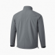 Men's Grey Lightweight Casual Polyester Sport Regular Fit Shell Jacket