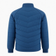 Men's Blue Quilted Vintage Polyester Regular Fit Zip Front Shell Jacket