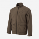 Men's Brown Lightweight Polyester Travel Vintage Zip Front Shell Jacket