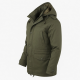 Men's Hooded Detachable Hood Cotton Regular Fit Military Shell Jacket