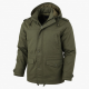 Men's Hooded Detachable Hood Cotton Regular Fit Military Shell Jacket