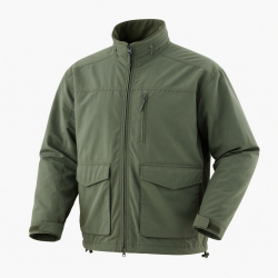 Men's Vintage Casual Polyester Performance Utility Zip Front Shell Jacket