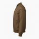 Men's Brown Lightweight Retro Polyester Classic Casual Bomber Jacket