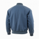 Men's Blue Vintage Casual Polyester Street Pockets Bomber Jacket