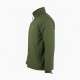 Men's Green Casual Regular Fit Autumn Zip Front Shell Jacket