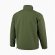Men's Green Casual Regular Fit Autumn Zip Front Shell Jacket