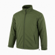 Men's Green Casual Regular Fit Autumn Zip Front Shell Jacket