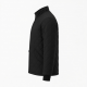 Men's Black Quilted Cotton Shell Jacket