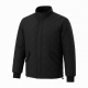 Men's Black Quilted Cotton Shell Jacket