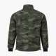 Men's Camo Polyester Performance Casual Zip Front Pockets Shell Jacket