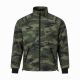 Men's Camo Polyester Performance Casual Zip Front Pockets Shell Jacket