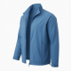 Men's Blue Lightweight Casual Polyester Regular Fit Zip Front Shell Jacket
