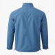 Men's Blue Lightweight Casual Polyester Regular Fit Zip Front Shell Jacket