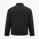 Men's Black Vintage Casual Polyester Regular Fit Zip Front Shell Jacket