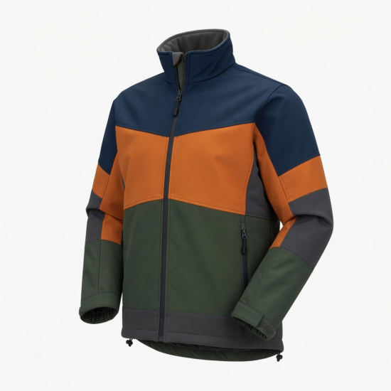 Men's Multicolour Softshell Jacket
