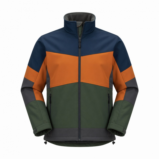Men's Multicolour Softshell Jacket